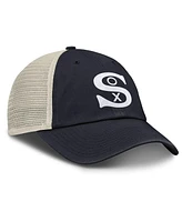 Nike Men's Navy/Natural Chicago White Sox Cooperstown Collection Club Trucker Adjustable Hat