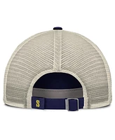 Nike Men's Royal/Natural Seattle Mariners Cooperstown Collection Club Trucker Adjustable Hat