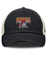 Nike Men's Black/Natural Pittsburgh Pirates Cooperstown Collection Club Trucker Adjustable Hat