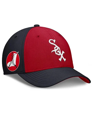 Nike Men's Navy/Red Chicago White Sox Rise Swoosh Performance Flex Hat