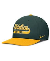 Nike Men's Green/Gold Athletics Pro Performance Snapback Hat