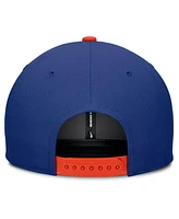 Nike Men's Royal/Orange New York Mets Pro Performance Snapback Hat