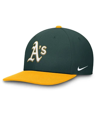 Nike Men's Green/Gold Athletics Pro Performance Snapback Hat