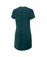 Fanatics Women's Midnight Green Philadelphia Eagles Level Up Relaxed Fit Drape Dress