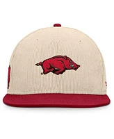 Fanatics Men's Tan Arkansas Razorbacks Catcher Snapback Hat