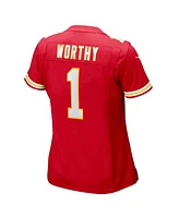 Nike Women's Xavier Worthy Red Kansas City Chiefs Game Jersey