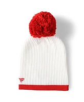 Fanatics Women's White Detroit Red Wings 2025 Nhl Stadium Series Team with Pom Knit Hat