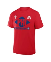 Fanatics Men's Red Philadelphia Phillies 2025 Spring Training Grapefruit League True Icon T-Shirt