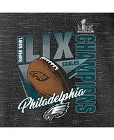 Fanatics Women's Graphite Philadelphia Eagles Super Bowl Lix Champions Own the Moment V-Neck Top