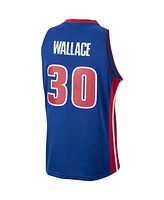 Men's Rasheed Wallace Royal Detroit Pistons 2003-04 Hardwood Classics Swingman Jersey