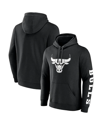 Fanatics Men's Black Chicago Bulls Put Me Coach Fleece Pullover Hoodie