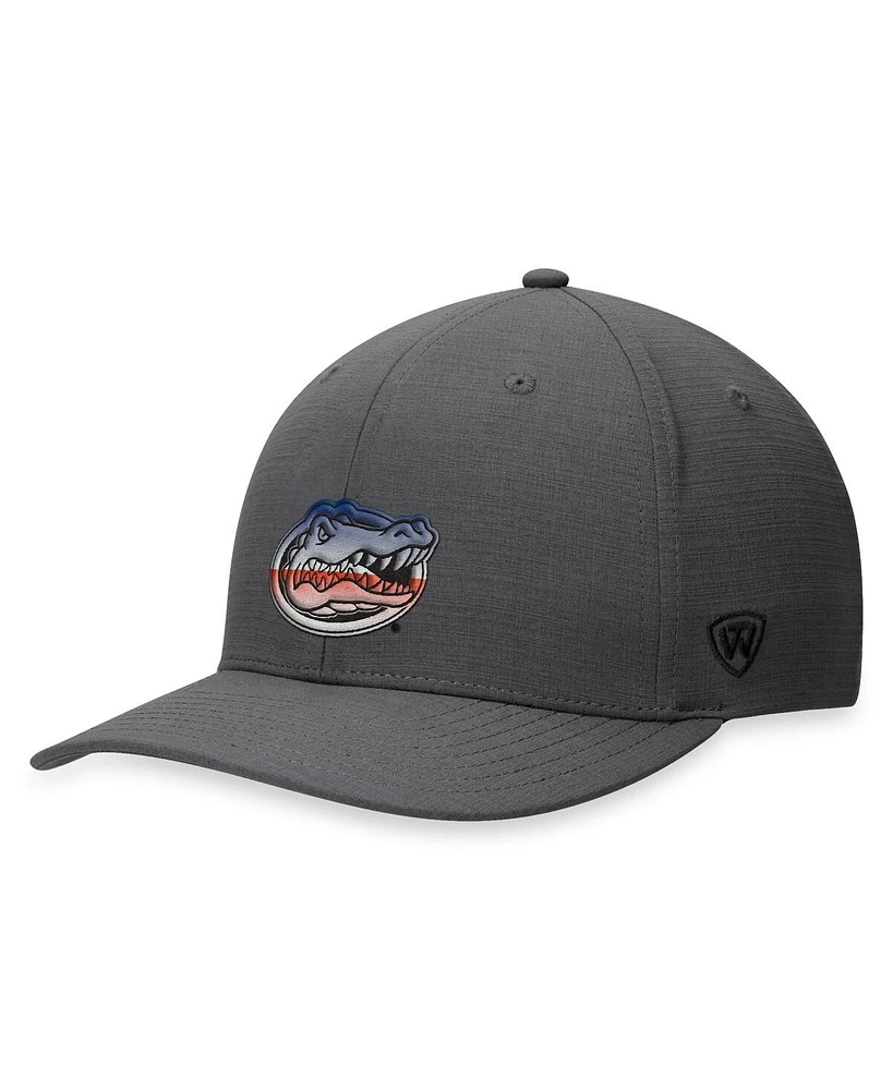 Top of the World Men's Gray Florida Gators Iron Flex Hat