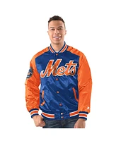 Starter Men's Royal New York Mets Varsity Full-Snap Jacket