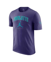 Jordan Men's and Women's Purple Charlotte Hornets Essential Cities T-Shirt