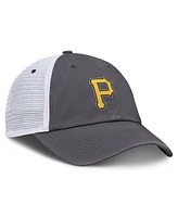 Nike Men's Gray Pittsburgh Pirates Adjustable Trucker Hat