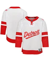 Outerstuff Big Boys and Girls White Detroit Red Wings 2025 Nhl Stadium Series Premier Jersey