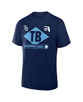 Fanatics Men's Navy Tampa Bay Rays 2025 Spring Training Grapefruit League True Icon T-Shirt