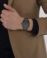 Lacoste Men's Metropole Ionic Plated Black Steel Bracelet Watch, 39mm
