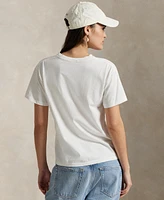 Polo Ralph Lauren Women's Logo Cotton Jersey Crewneck Tee