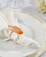 Saro Lifestyle Luxe Quartz Napkin Ring, Set of 4