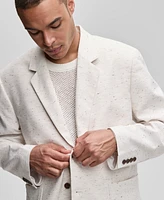 Mode of One Men's Relaxed-Fit Speckled Textured Blazer, Exclusively at Macy's