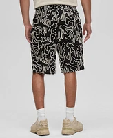 Mode of One Men's Floral Embroidered Shorts, Exclusively at Macy's