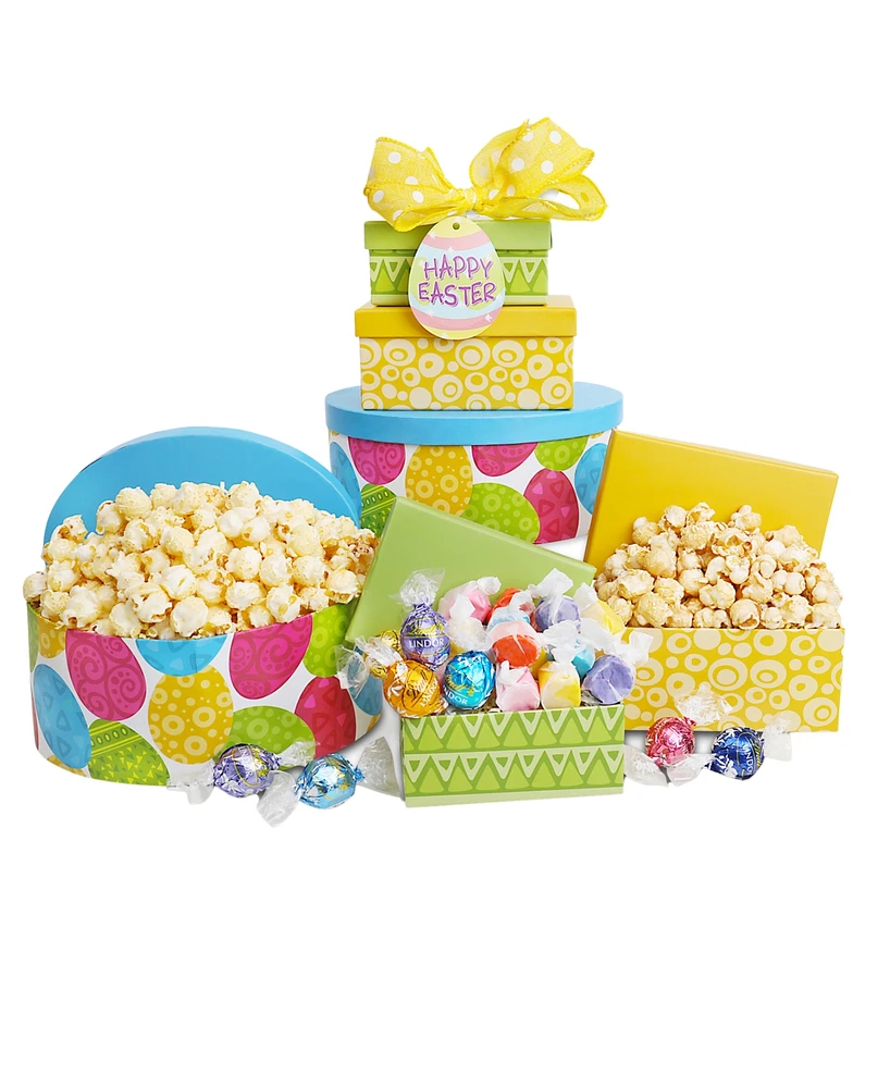 Alder Creek Gift Baskets Easter Spring Sweets Tower, 9 Piece