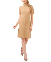CeCe Women's Short-Sleeve Turtleneck Sweater Dress