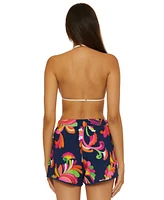 Trina Turk Women's Poolside Swirl Cover-Up Shorts