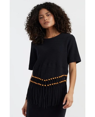 Chinti and Parker Women's & Laura Whitmore Beaded Top