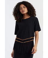 Chinti and Parker Women's & Laura Whitmore Beaded Top