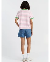 Chinti & Parker Women's Cotton Peanuts Racquet Club T-Shirt