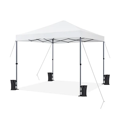 Yaheetech 8x8FT Pop-up Canopy with One-Push-To-Lock Setup Mechanism