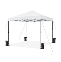 Yaheetech 8x8FT Pop-up Canopy with One-Push-To-Lock Setup Mechanism