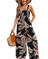 Cupshe Women's Sandy Shores Tropical Jumpsuit