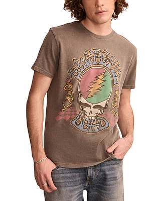 Lucky Brand Men's Grateful Dead Skull Short Sleeve T-Shirt