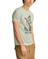 Lucky Brand Men's Shots Skeleton Short Sleeve T-shirt
