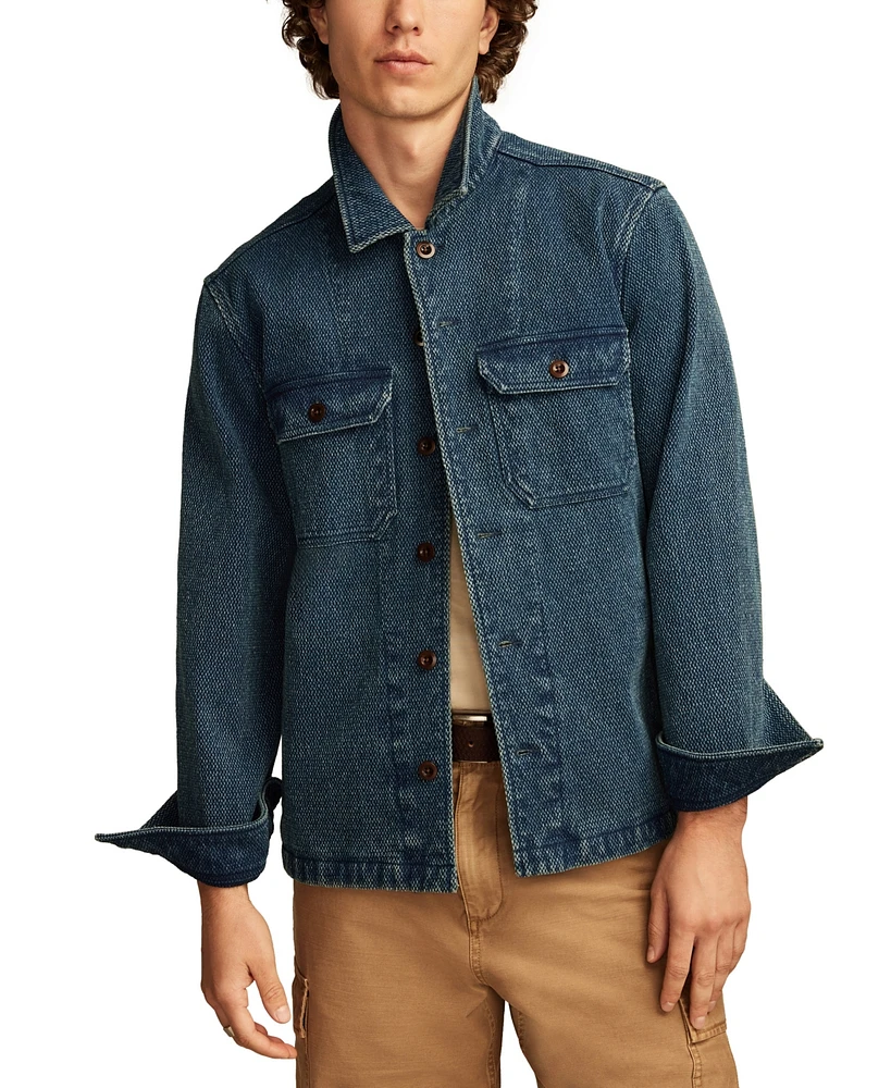 Lucky Brand Men's Basket Weave Jacket