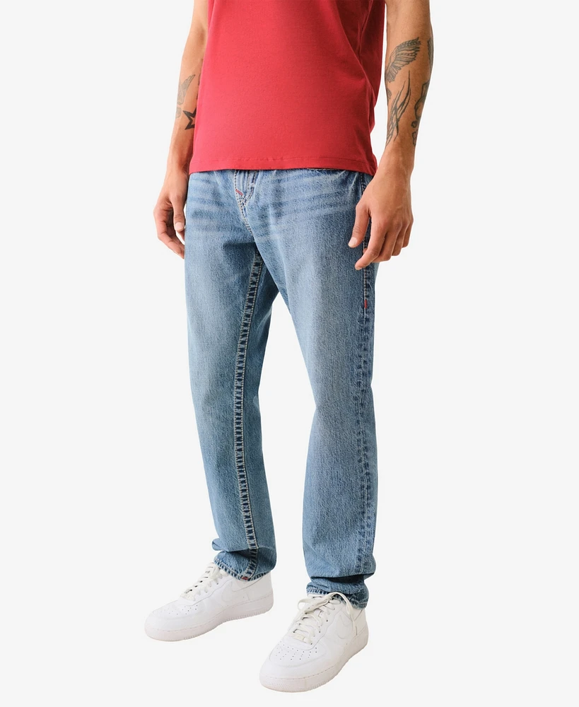 True Religion Men's Geno Big T No Flap Slim Jeans