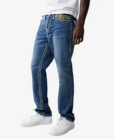 True Religion Men's Ricky Super T Buddha Camo Straight Jeans