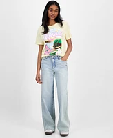 Pretty Rebellious Juniors' Hawaii Graphic T-Shirt