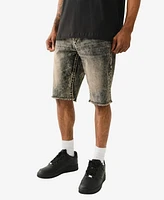 True Religion Men's Ricky Super T Flap Fray Shorts