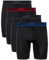 Hanes Men's 4pk. Ultimate Support Long-Leg Boxer Brief Underwear