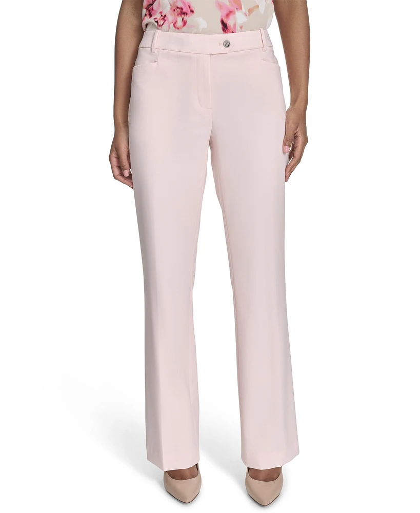 Calvin Klein Women's Modern-Fit Straight-Leg Pants