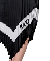 Karl Lagerfeld Paris Women's Pleated Midi Skirt