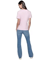 Karl Lagerfeld Paris Women's Heart Quote Crewneck Tee