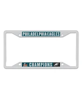 Wincraft Philadelphia Eagles Super Bowl Lix Champions Laser-Cut Color Metal License Plate Frame