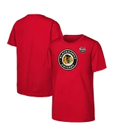 Outerstuff Big Boys and Girls Red Chicago Blackhawks 2025 Nhl Winter Classic Primary Logo T-Shirt