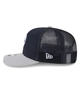 New Era Men's Navy/Gray New York Yankees 2025 Batting Practice 9SEVENTY Stretch-Snap Trucker Hat