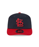 New Era Men's Navy/Red St. Louis Cardinals 2025 Batting Practice 9SEVENTY Stretch-Snap Trucker Hat